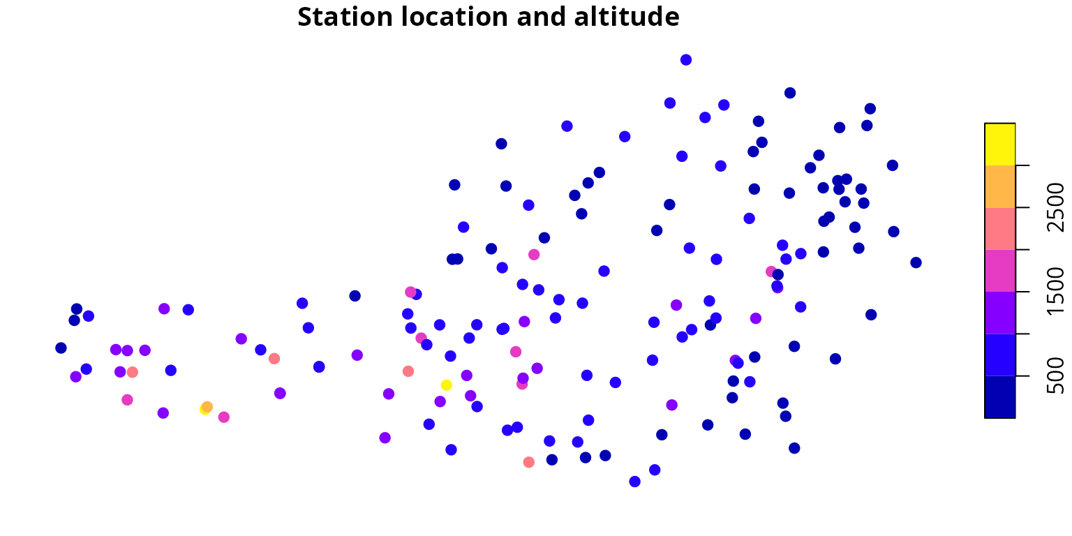 Spatial plot showing the location of all stations available via this resource (synop-v1-1h).